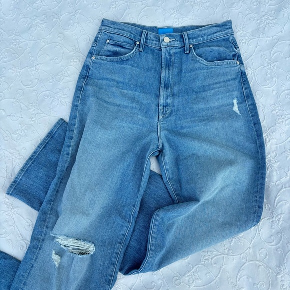 MOTHER sz 28 High Waisted Tunnel Vision Sneak - Sippin' Sweet Tea - Picture 4 of 10